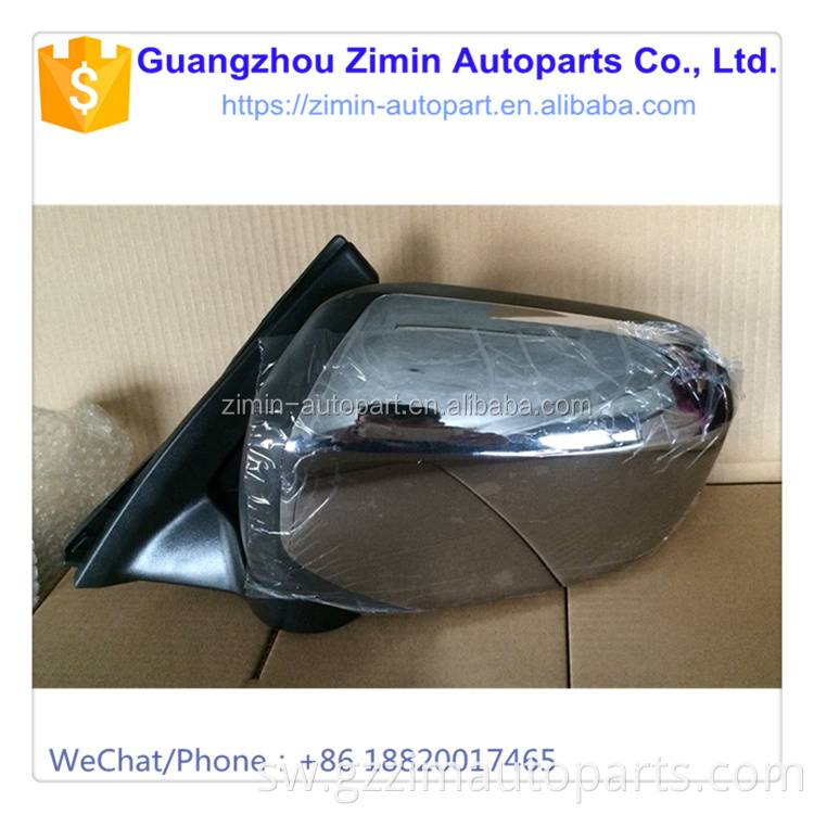 Gari la lori la cromed classic chrome upande wa kioo kioo kioo upande wa Mitsubishi L200